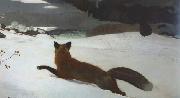 Winslow Homer Fox Hunt (mk44) Spain oil painting artist